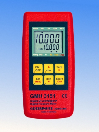portable pressure measuring device with data logger | GMH 3151