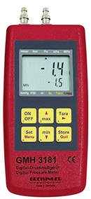 Digital-Feinmanometer für Über- / Unter- und Differenzdruck | GMH 3181-07
