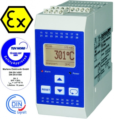 safety temperature limiter | STL 50 Ex