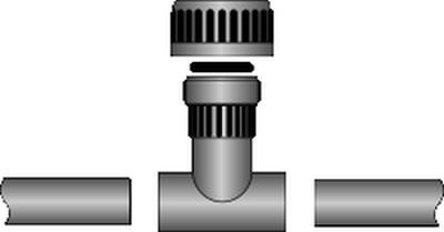 Durchflussarmatur aus PVC-U | DFA 25