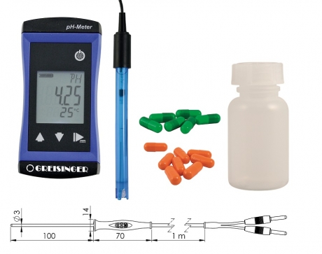 complete set for pH and temperature measurement | G1501-SET