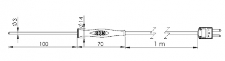 Tauchfühler (Typ K) | GF 1TK-T3