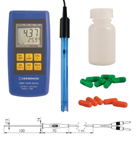 Komplettset zur pH- / Temperaturmessung | GMH 3511-Set