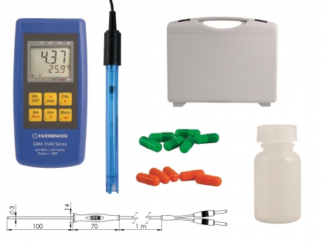 complete set for measurement of pH / temperature | GMH 3511-SET135