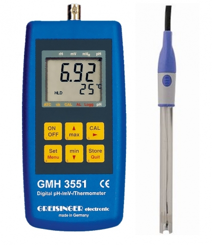 Komplettset zur pH- / Redox- / Temperaturmessung | GMH 3551-G135