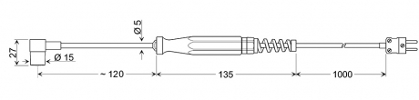 surface probe (type K) | GOF 200 HO