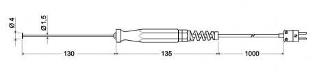 surface probe (type K) | GOF 500