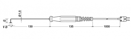 surface probe (type K) | GOF 500 HO