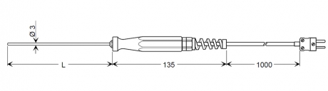 immersion probe (type K) | GTF 900