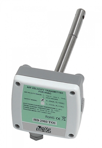 Messumformer für Luftgeschwindigkeit und Temperatur | HD29V37-TO