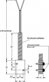 Pt100 surface temperature probe | 7131