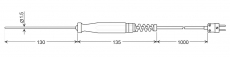 penetration probe (type K) for soft media | GES 130