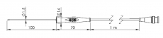 extra dünner Pt1000-Einstechfühler | GF 1T-E1.5-B