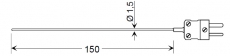 immersion probe (type K) | GTT-15-150