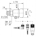 pressure measuring transducer / switch | OMNI-P1